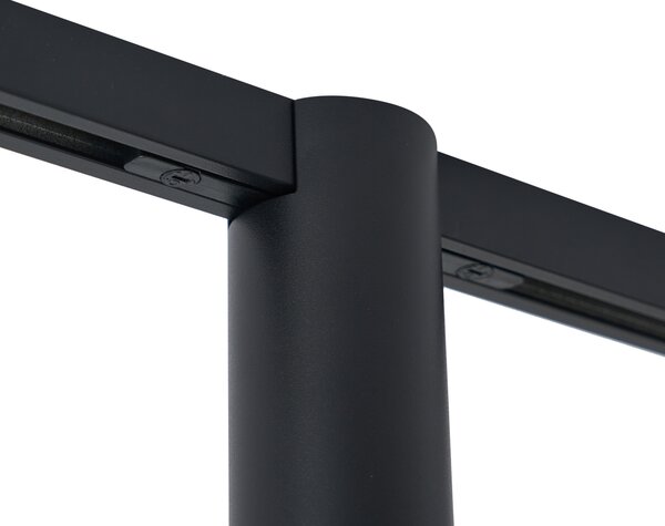 Spot modern negru pentru sistem de șină monofazat GU10 35mm - Slimline Nubee Honey