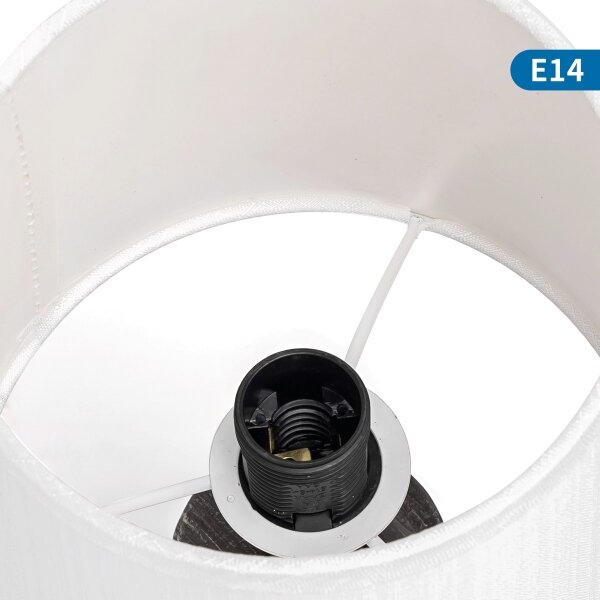 Lampă de masă Aigostar 1xE14/40W/230V negru