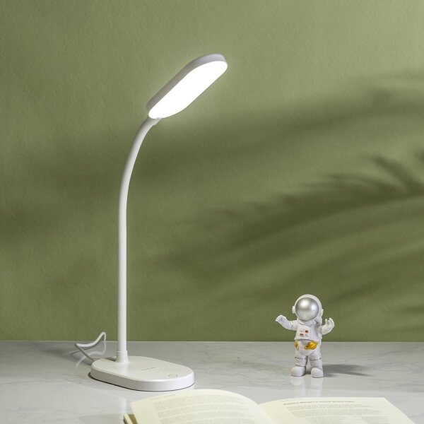 Lampă LED dimabilă de masă cu funcție de încărcare fără fir Aigostar LED/2,5W/5V alb