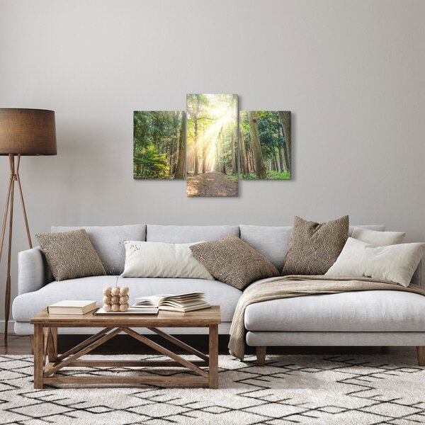 Tablou - Poteci în pădure (90x60 cm)