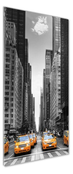 Tablou sticlă New York taxiuri