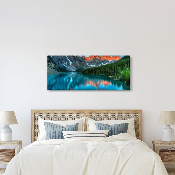 Tablou - Lac turcoaz (120x50 cm)