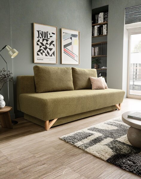 Canapea extensibilă cu piciore scandinave Atlanta