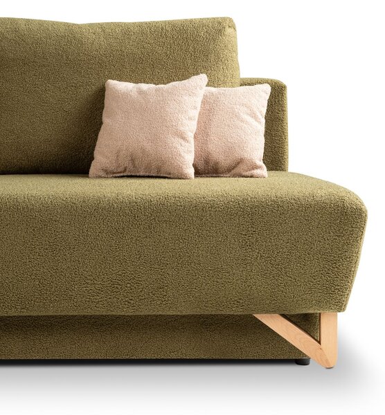 Canapea extensibilă cu piciore scandinave Atlanta