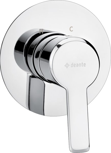 Deante Arnika, baterie duș încastrată fără divertor, cromată, BQA_044L
