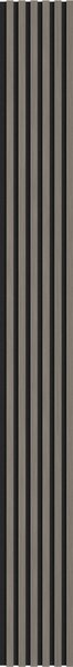 Mexen Lam-F, lamele acustice de perete 275 × 30 cm, suport din fetru 8 mm, furnir tehnic, stejar metalic, S105-275307-3015-006