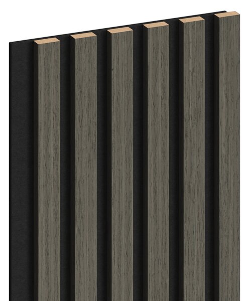 Mexen Lam-F, lamele acustice de perete 275 × 30 cm, suport din fetru 8 mm, furnir tehnic, stejar onix, S105-275307-3015-010