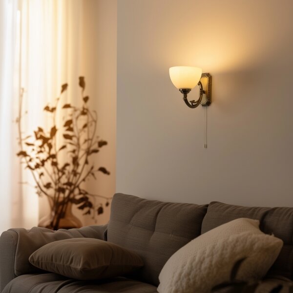 Lampă de perete Brilagi CLASSIC 1xE27/60W/230V alamă