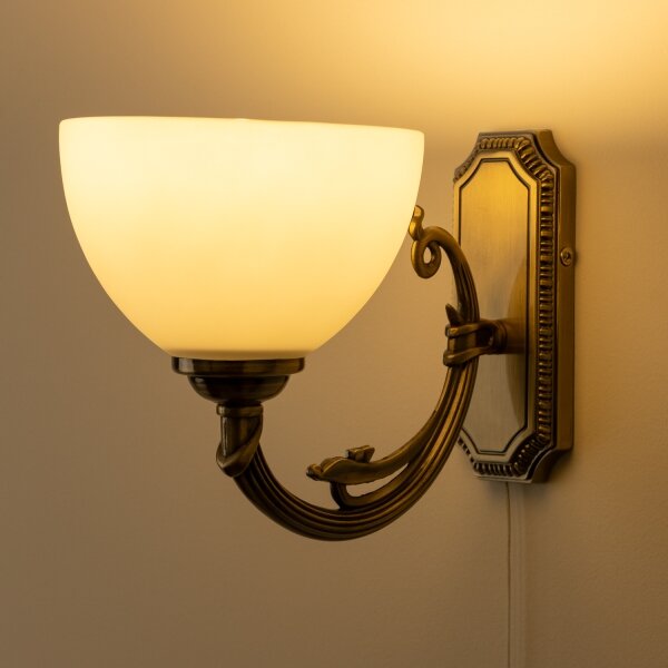 Lampă de perete Brilagi CLASSIC 1xE27/60W/230V alamă