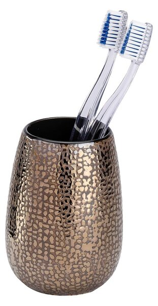 Set 3 piese din ceramică pentru baie Wenko Marrakeshh, bronz
