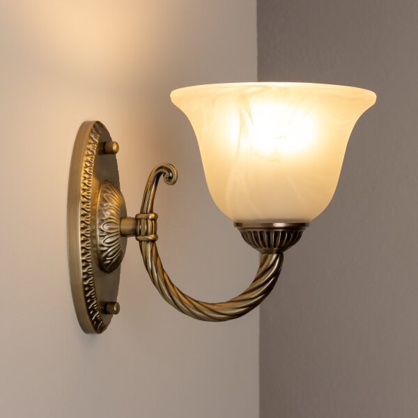 Lampă de perete Brilagi CLASSIC 1xE27/60W/230V alamă