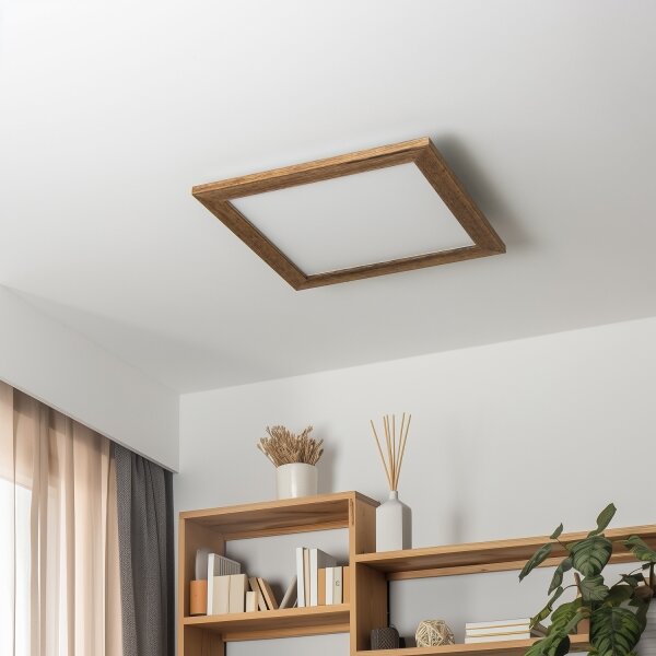 Eglo - Panou LED SALOBRENA 2, 25W, 230V, dimabil, maro