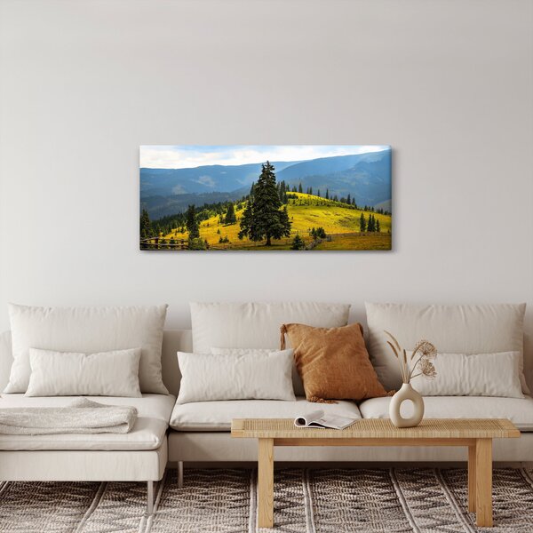 Tablou - Lunca de munte (120x50 cm)