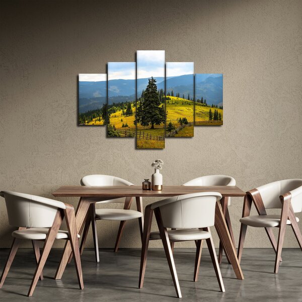 Tablou - Lunca de munte (150x105 cm)