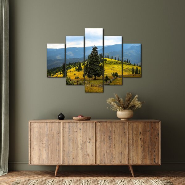 Tablou - Lunca de munte (150x105 cm)