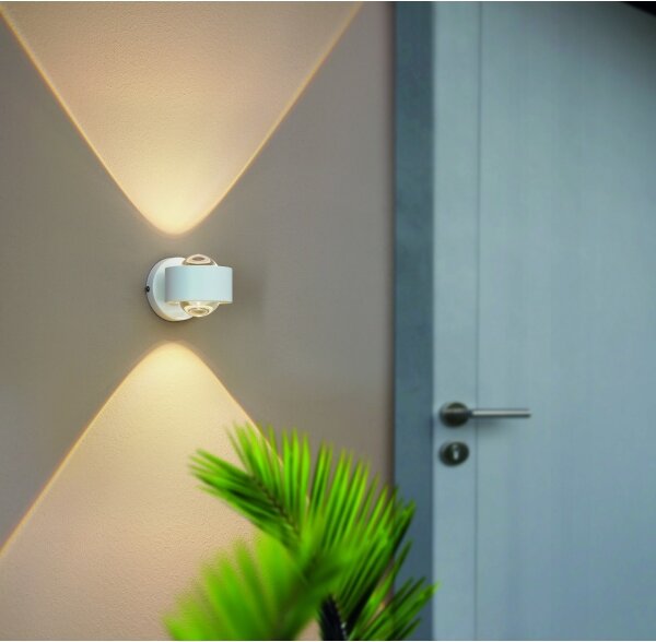 Eglo 98747 - Aplică perete exterior LED TREVIOLO 2xLED/2W/230V IP44