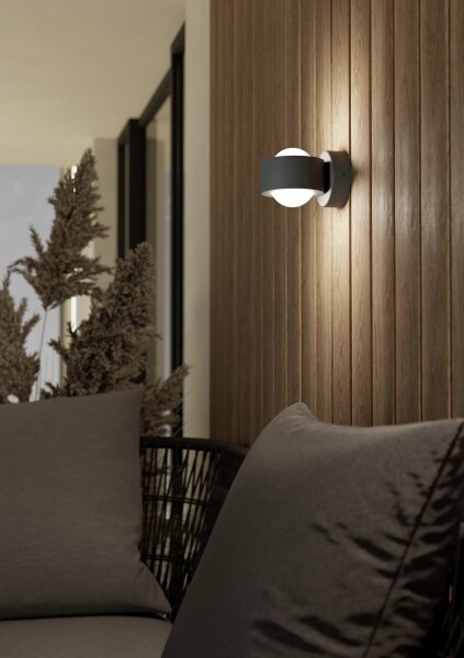 Eglo 98746 - Aplică perete exterior LED TREVIOLO 2xLED/2W/230V IP44