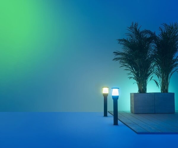 Lampă LED RGBW de exterior dimabilă ELPAS LED/3,6W/12V 2700-5000K IP65 Wi-Fi WiZ