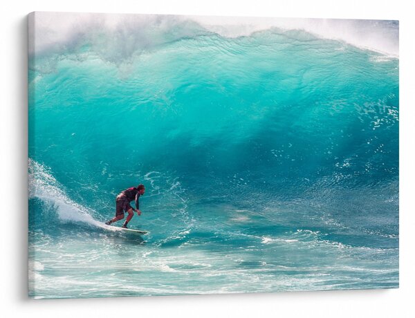 Tablou - Surfer în valuri (70x50 cm)