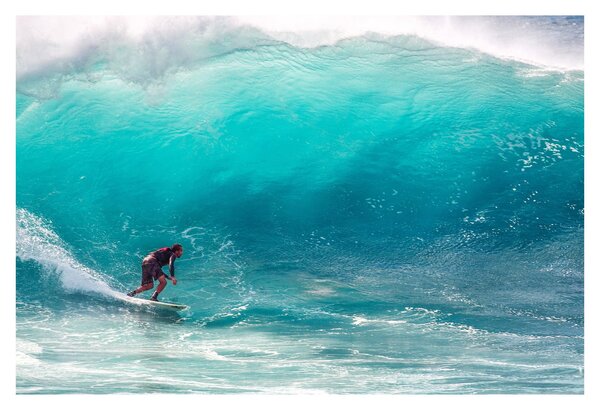 Tablou - Surfer în valuri (90x60 cm)