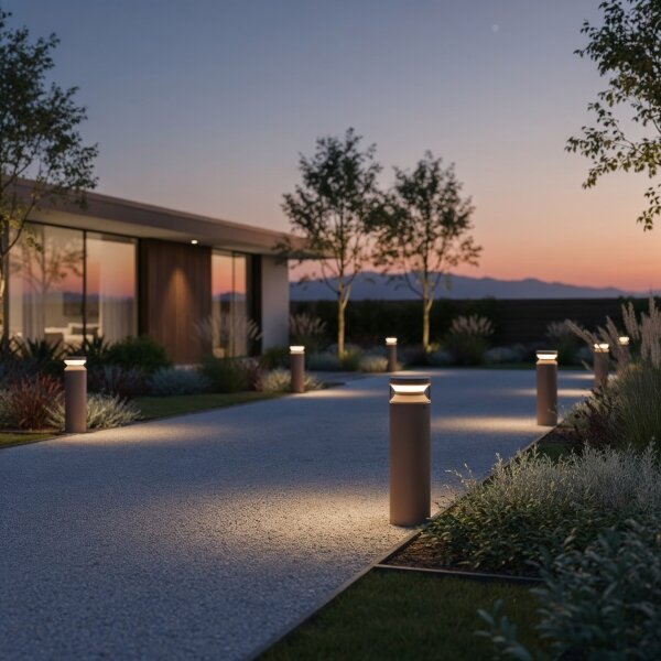 Lampă LED de exterior Ideal Lux BOEING LED/14W/230V 40 cm IP65 maro