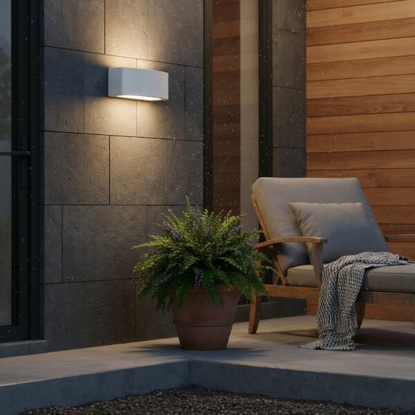 Aplică de exterior Ideal Lux ANDROMEDA 1xE27/60W/230V IP55 alb
