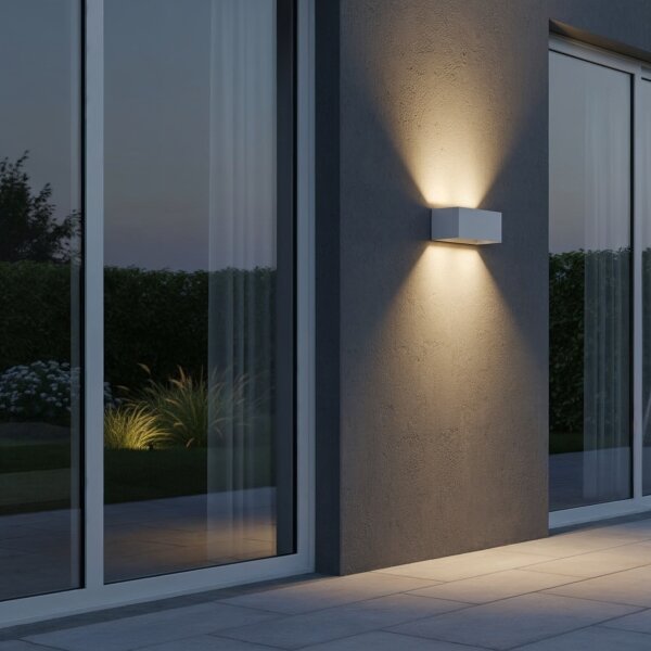 Aplică LED de exterior Ideal Lux ATOM LED/25W/230V IP54 alb