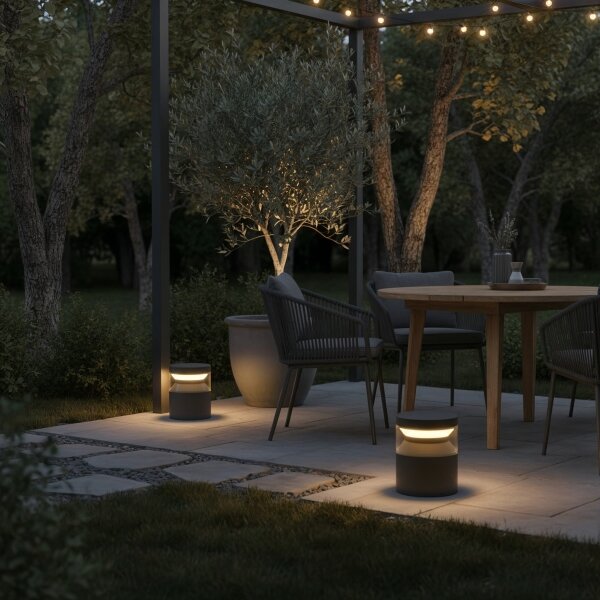 Lampă LED de exterior Ideal Lux BOEING LED/14W/230V 15 cm IP65 negru