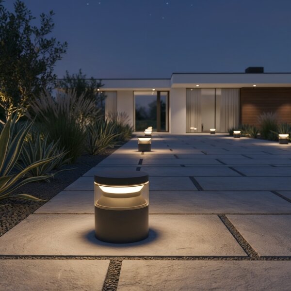 Lampă LED de exterior Ideal Lux BOEING LED/14W/230V 15 cm IP65 maro