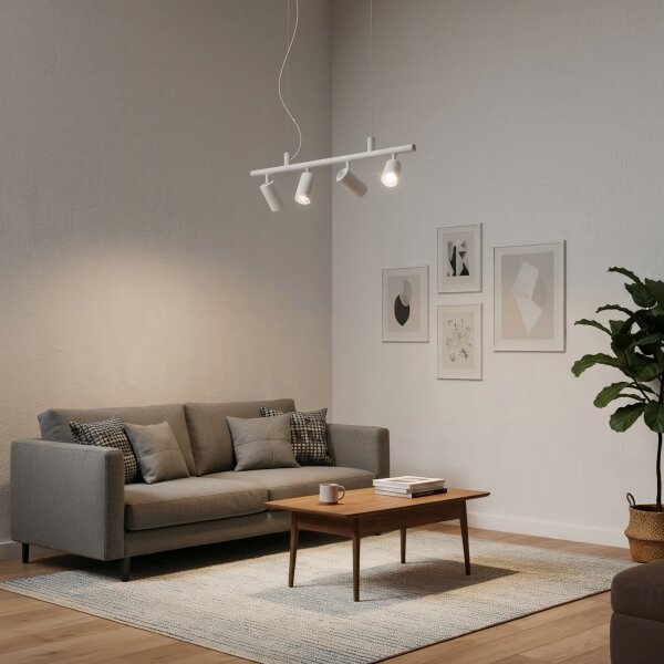 Lustră LED pe cablu Ideal Lux DYNAMITE 4xGU10/7W/230V CRI 90 alb