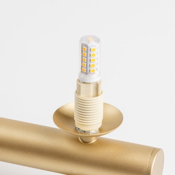 Lustră LED pe cablu Brilagi MILLA 6xG9/3W/230V auriu/alb