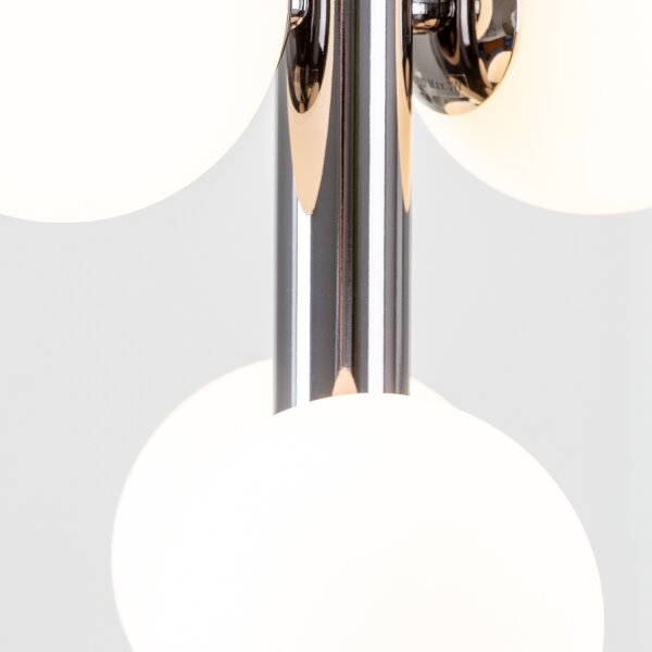 Brilagi - Lustră LED MILLA, suspendată pe cablu, 6xG9/3W/230V, crom negru/alb