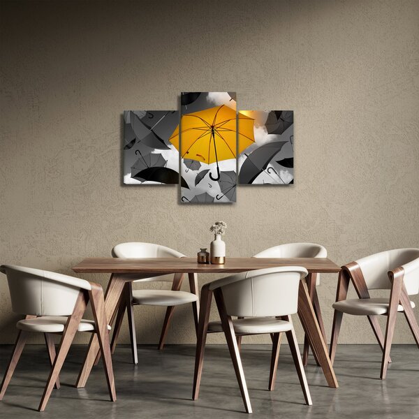Tablou - Umbrelă galbenă (90x60 cm)
