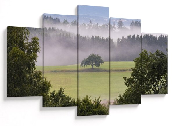 Tablou - Lunca cu copac (150x105 cm)