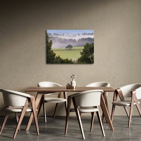Tablou - Lunca cu copac (70x50 cm)