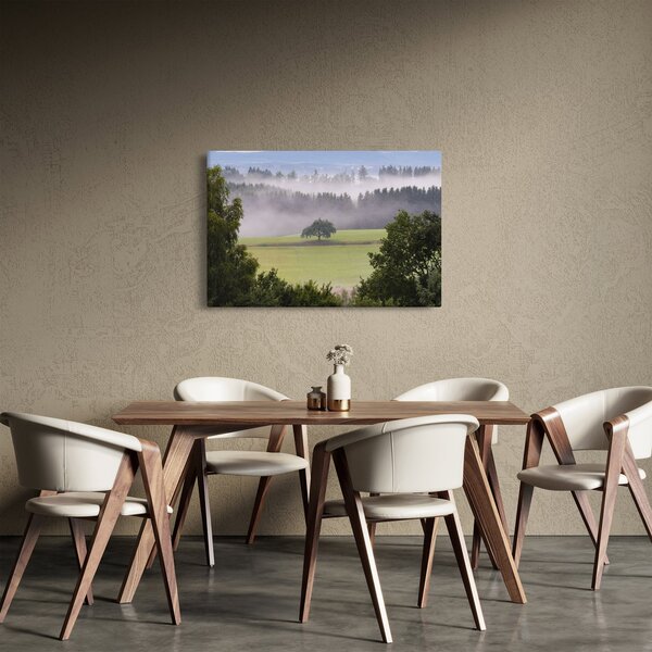 Tablou - Lunca cu copac (90x60 cm)