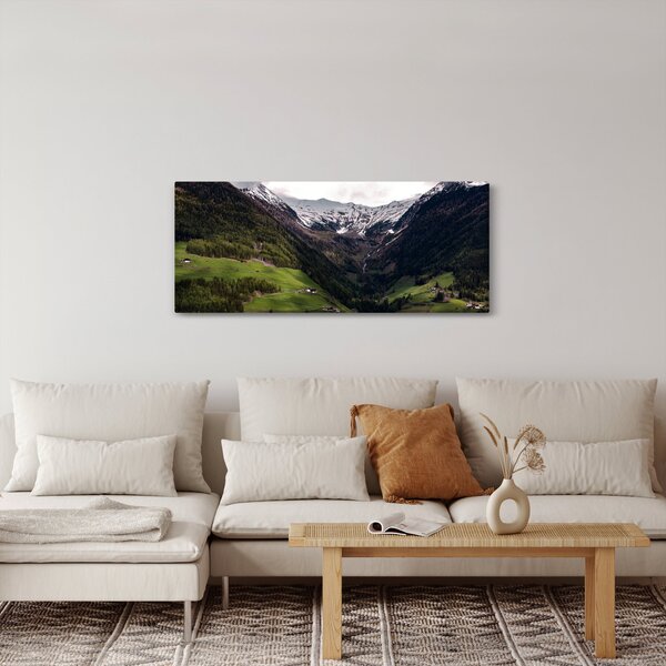 Tablou - Valea la poalele munților (120x50 cm)