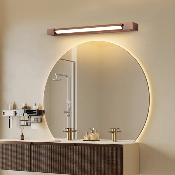 Brilagi-LED Aplica pentru oglindă de baie AQUA LINE LED/18W/230V 60 cm IP44 bronz