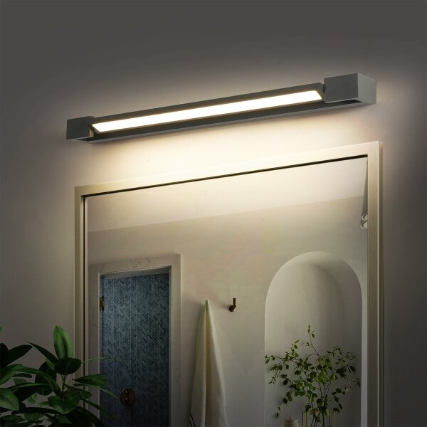 Brilagi - Lumină LED pentru oglindă de baie AQUA LINE LED/18W/230V 60 cm IP44 antracit