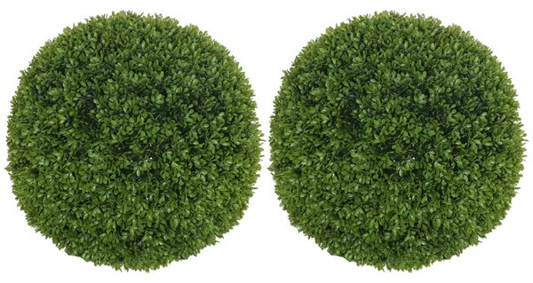 Set de plante artificiale, 2 bucăți buxus, 40cm înălțime