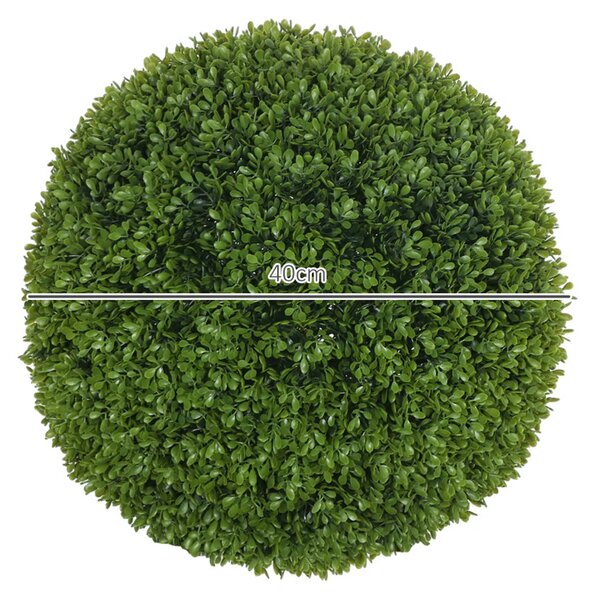 Set de plante artificiale, 2 bucăți buxus, 40cm înălțime