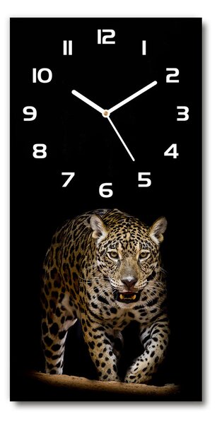 Ceas perete din sticlă dreptunghiular Jaguar
