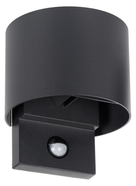Kanlux 28995 - Aplica de perete LED REKA pentru exterior, cu senzor, LED/7W/230V, IP54, antracit