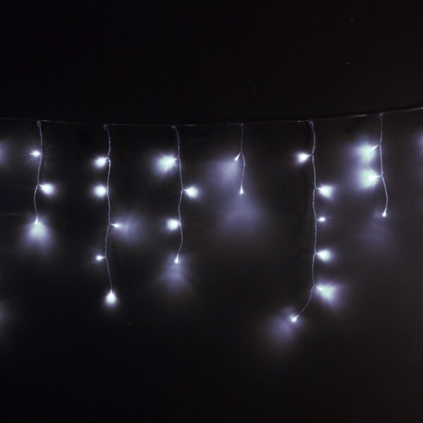 Brilagi - Ghirlandă LED de exterior, 200 LED, 8 funcții, 13 m, IP44, alb rece