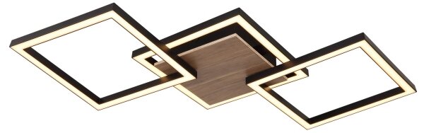 Globo 672844 - Plafonieră LED KENDRA LED/24W/230V 3000K 27,5x63 cm