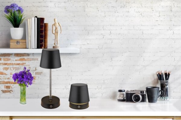 Globo 58446B - Lampă de birou LED reîncărcabilă, tactilă și reglabilă CARLOS 1,2W/5V 1200 mAh