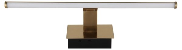 Globo 78061M - Lampă LED reîncărcabilă pentru tablouri JAIME, 3,5W/5V, 40 cm, 3600 mAh, alamă