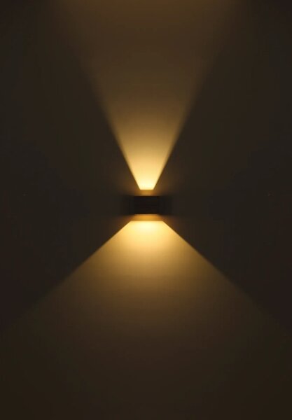 Globo 34168S - Lampă LED de exterior cu senzor VERONIKA 2xLED/3W/230V IP54