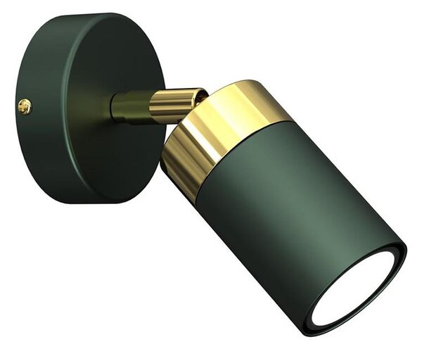 Aplică spot de perete JOKER 1xGU10/25W/230V, verde/auriu