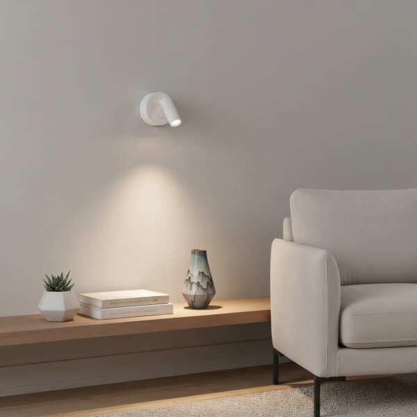 Spot LED de perete Ideal Lux BEAN LED/3W/230V alb